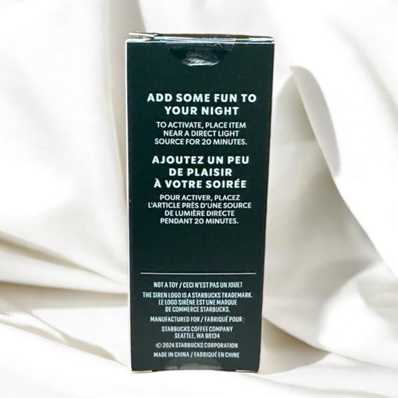 π Starbucks Purple Pleated Glow in the Dark Cold Cup Key Chain Halloween - Picture 6 of 7